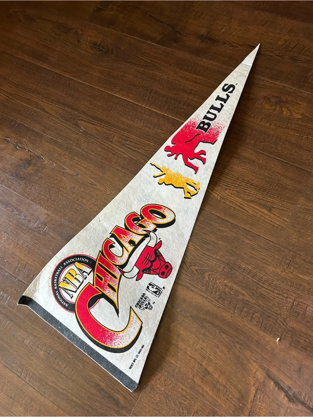 Vintage 90's Chicago Bulls Pennant